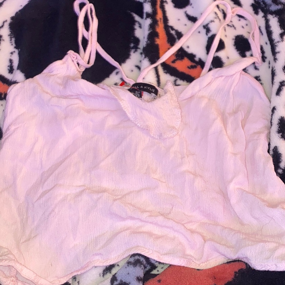 pink kendall and kylie tank